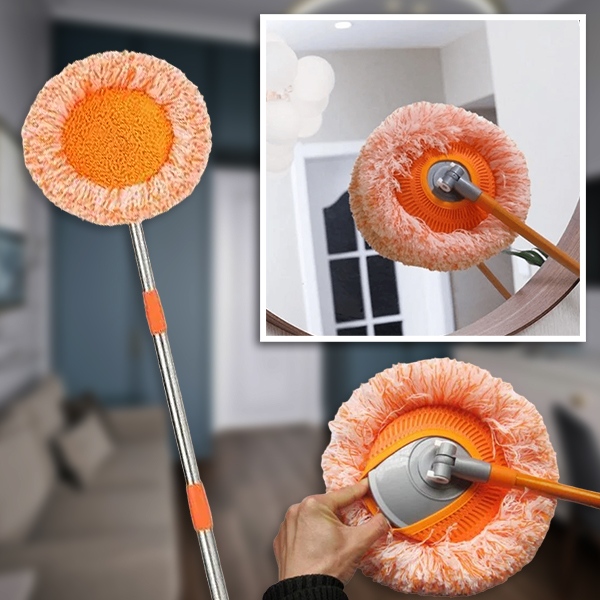 360° Rotierender Mikrofaser-Mopp - 73-115 cm, Nass & Trocken | CORALMOP