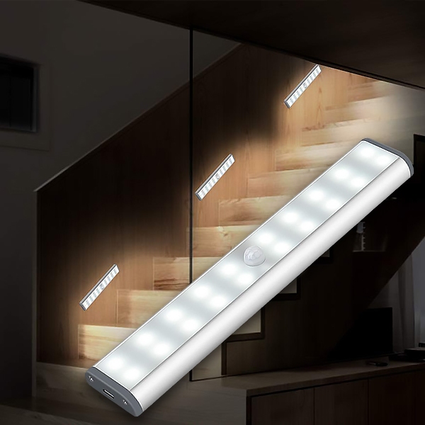 LED-Licht mit Bewegungsmelder - Auto Ein/Aus, keine Verkabelung | LUMICOM
