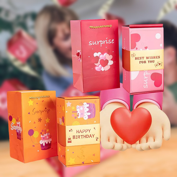 Überraschungsexplosions-geschenkbox | CASHMAS