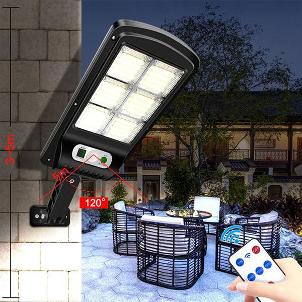 Solar-Bewegungslicht - 48 LED, IP65, 3 Modi, Fernbedienung | SENSLED