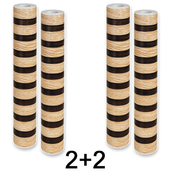 2x Selbstklebendes Wandpaneel in Holzoptik | LINEWALL 1+1 GRATIS