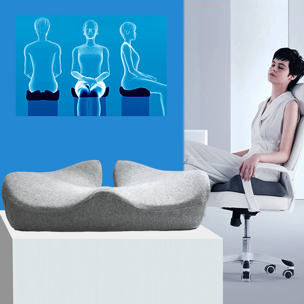 Ergonomisches Sitzkissen aus Memory-Schaum - 45x35x7 cm | MAXICOMFORT