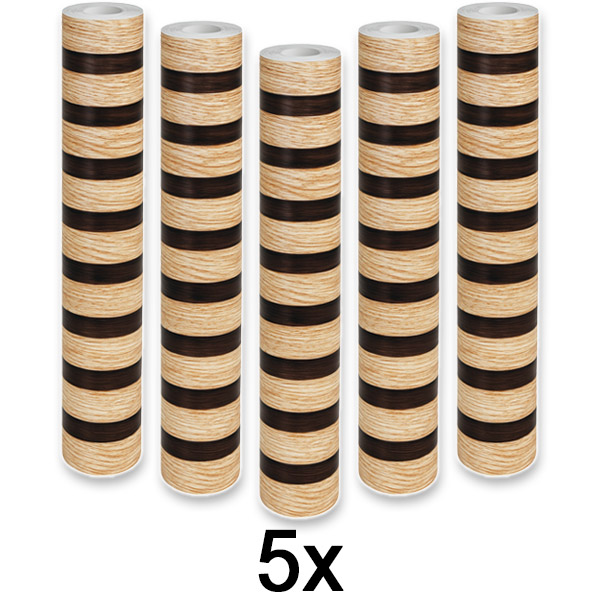 5x Selbstklebendes Wandpaneel in Holzoptik | LINEWALL