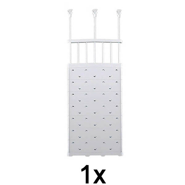 1x Ausziehbares Teleskop-Regal (48-80 cm, Ohne Bohren) | SHELFEXPEND