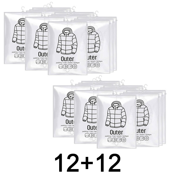 3x Hängende Vakuum-Aufbewahrungsbeutel – (4 Stk) | VACUHANG 4+4 GRATIS