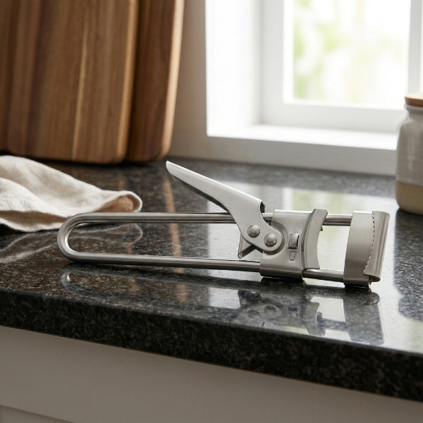 Verstellbarer Glasöffner – Edelstahl, für Deckel von 0–16 cm | JARICARI