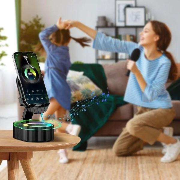Handyständer, Lautsprecher und Ladestation in einem – 5 W, Bluetooth 5.3 | MOBIBASE