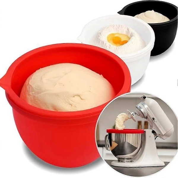 Silikon-Rührschüsseleinsatz - KitchenAid, Ausgießer + Deckel | POSODINKA