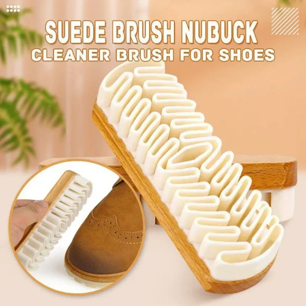 Gummi-Wildleder- & Nubukbürste - Statische Anhebung, Kein Zerkratzen | RUBSHOE