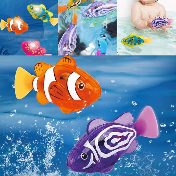 Schwimmender Roboter-Fisch Spielzeug (4 Stück/Set) | FISHISWIM