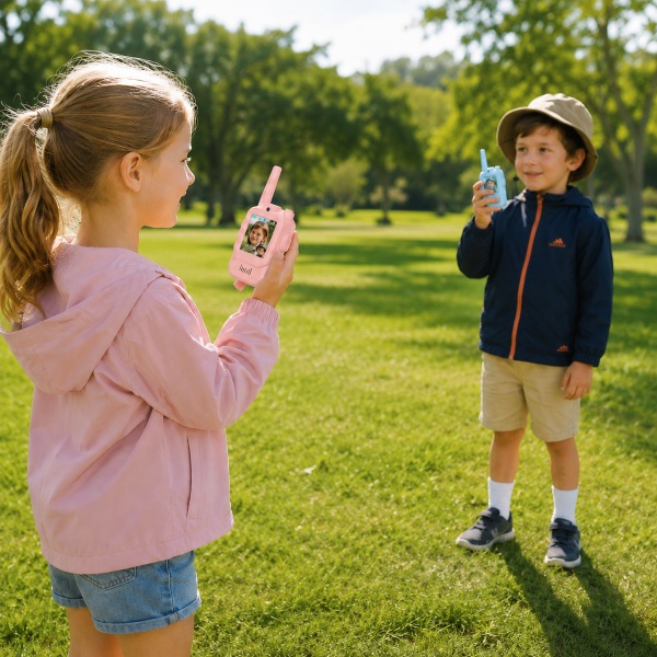 Video-Walkie-Talkies für Kinder mit Stimmeffekten, (2 Stück) | KIDTALKIE