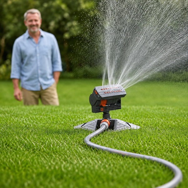 Oszillierender verstellbarer Rasensprenger – bewässert bis zu 278 m² | WETSWEEP