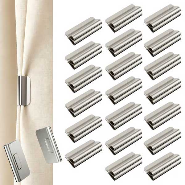 Magnetische Vorhangspalt-Dichtungen (20 Paare) | MAGCLIPY